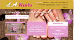 Desktop Screenshot of la-nails.de